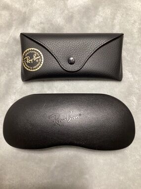 Ray-Ban Lot of 2 Black Sunglasses Cases Women or Men